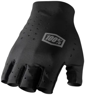 100% Sling Gloves - Black, Short Finger, Women's, Large