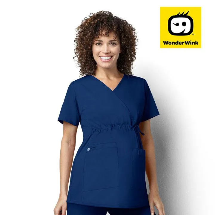 145 SAH Nurses WonderWORK Women's Maternity Fit Nurses Scrub Top