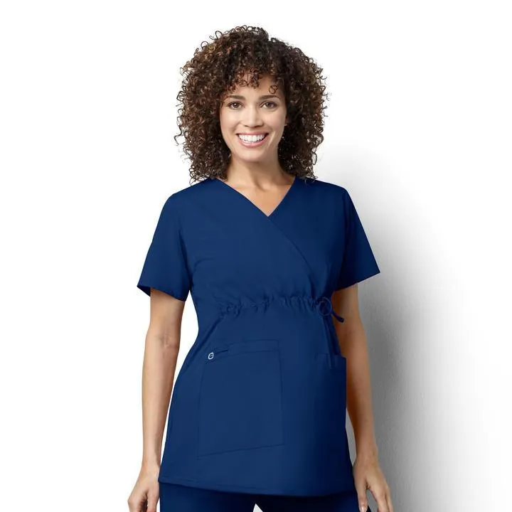 145 SAH Nurses WonderWORK Women's Maternity Fit Nurses Scrub Top