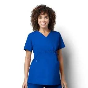 145 SAH Students WonderWORK Women's Maternity Fit Nurses Scrub Top