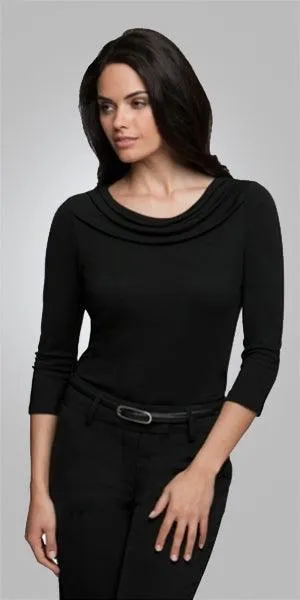 2226 City Collection Eva Knit 3/4 Sleeve Top