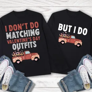 4FunGift® Family Valentines Long- Sleeved Shirts, Matching Family Valentine Day Outfits, Holiday wear, Family Valentines Shirts