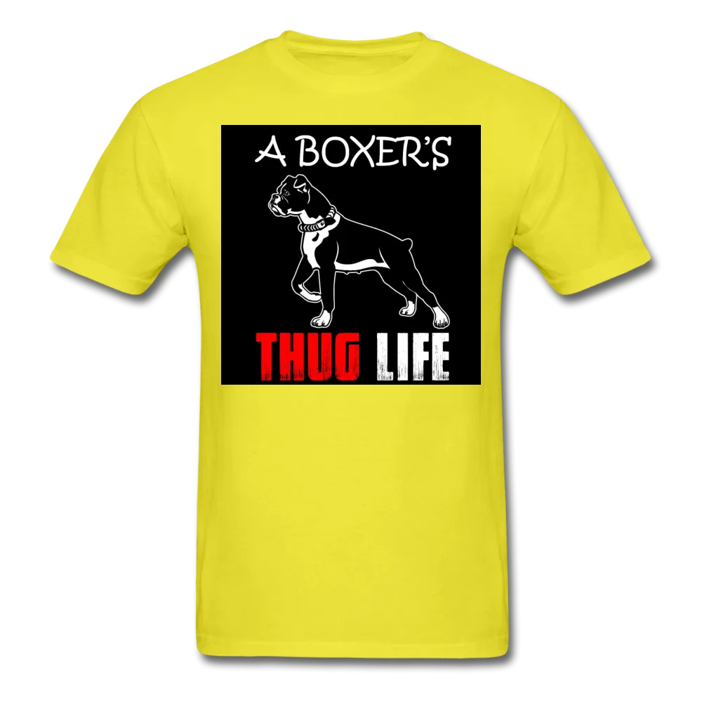 A Boxer's Thug Life Men's T-Shirt