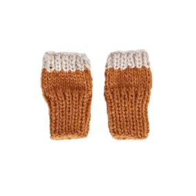 ACORN KIDS - BJORN FINGERLESS MITTENS: CARAMEL