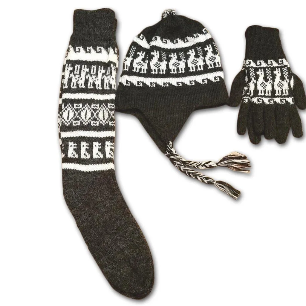 Alpaca Inca Gloves