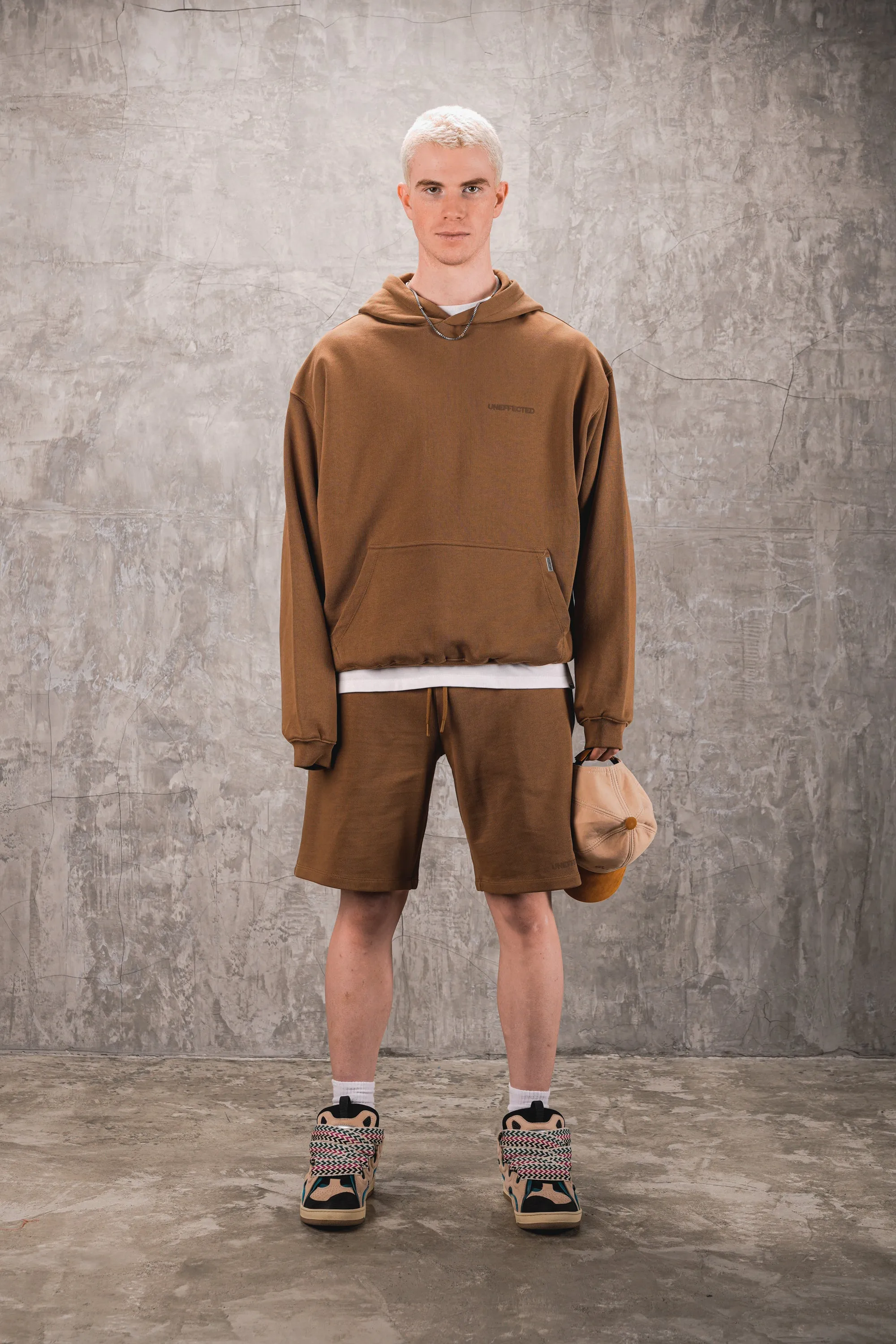 Archive Logo Oversized Hoodie - Camel