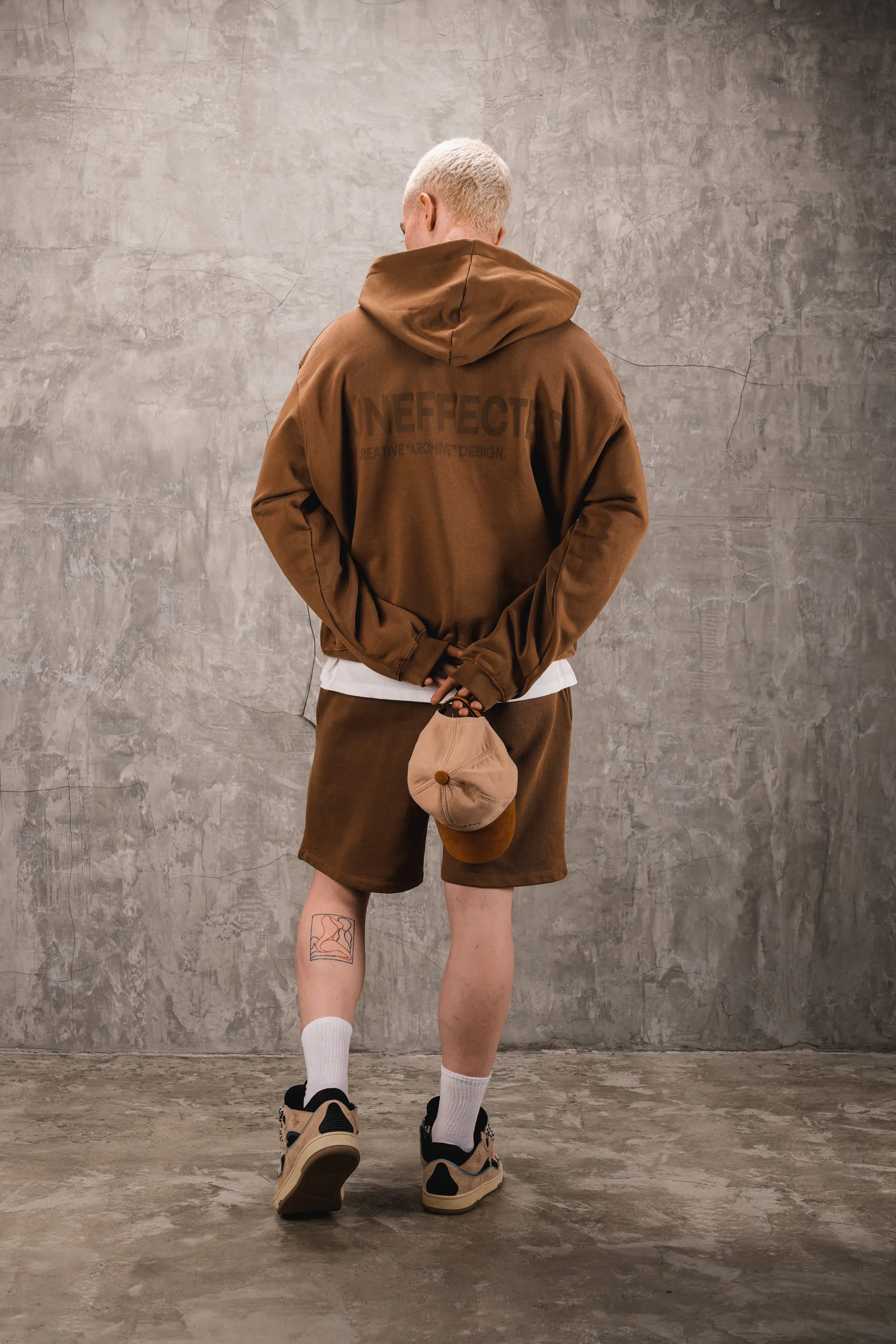 Archive Logo Oversized Hoodie - Camel