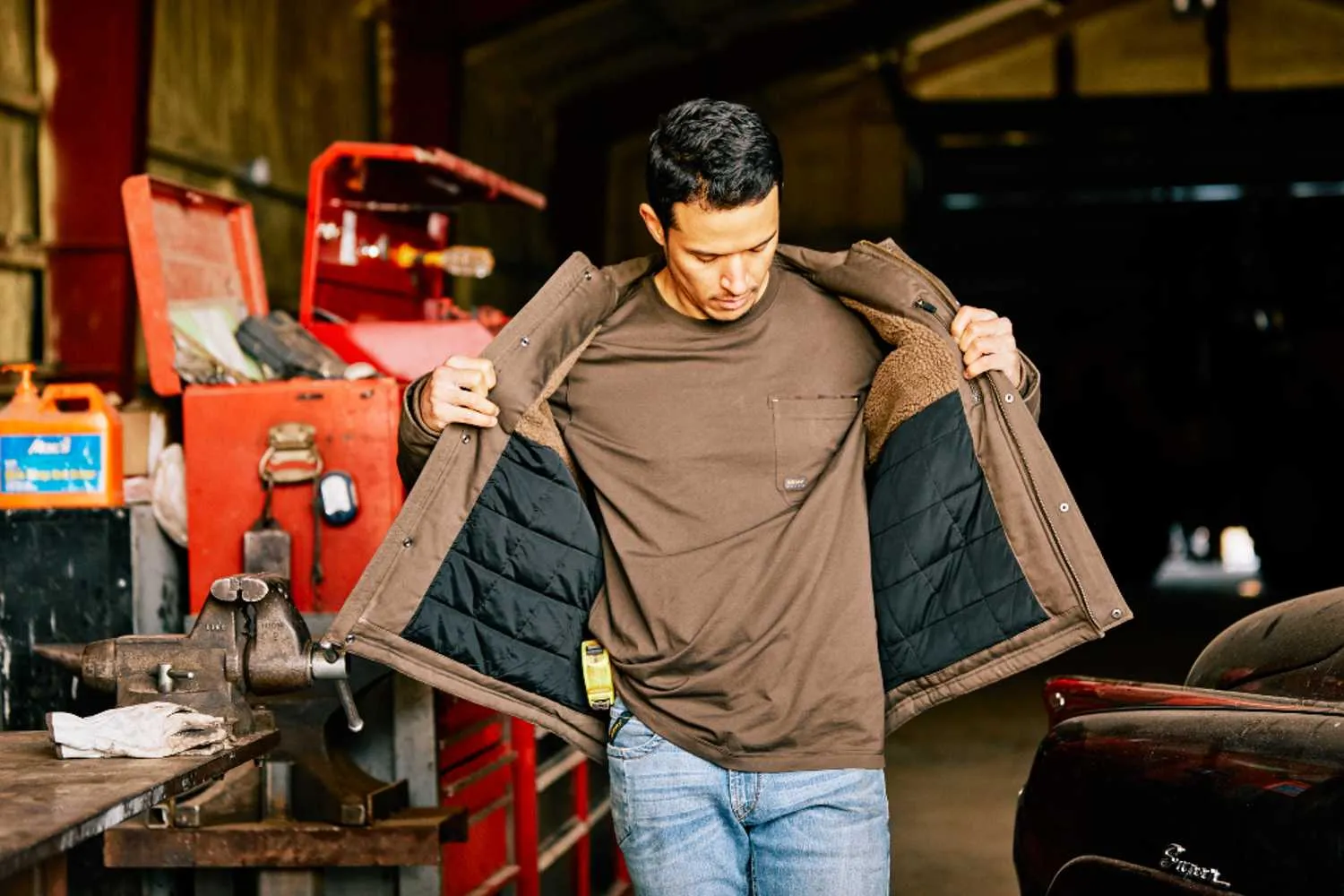 Ariat Rebar DuraCanvas Sherpa-Lined Jacket