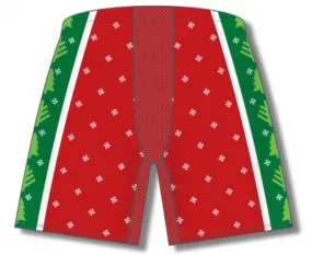 Athletic Knit (AK) ZH901-CHR2405 Red Christmas Sweater Sublimated Ice Hockey Pant Shell (Copy)