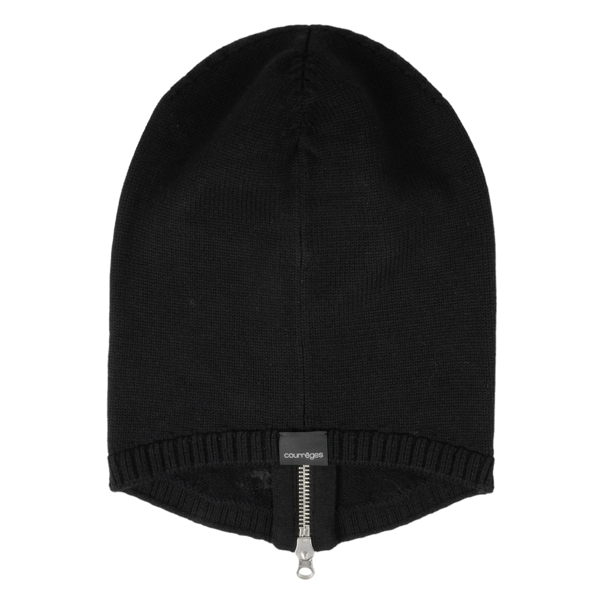 BALACLAVA ZIPPED WOOL / 9999:BLACK