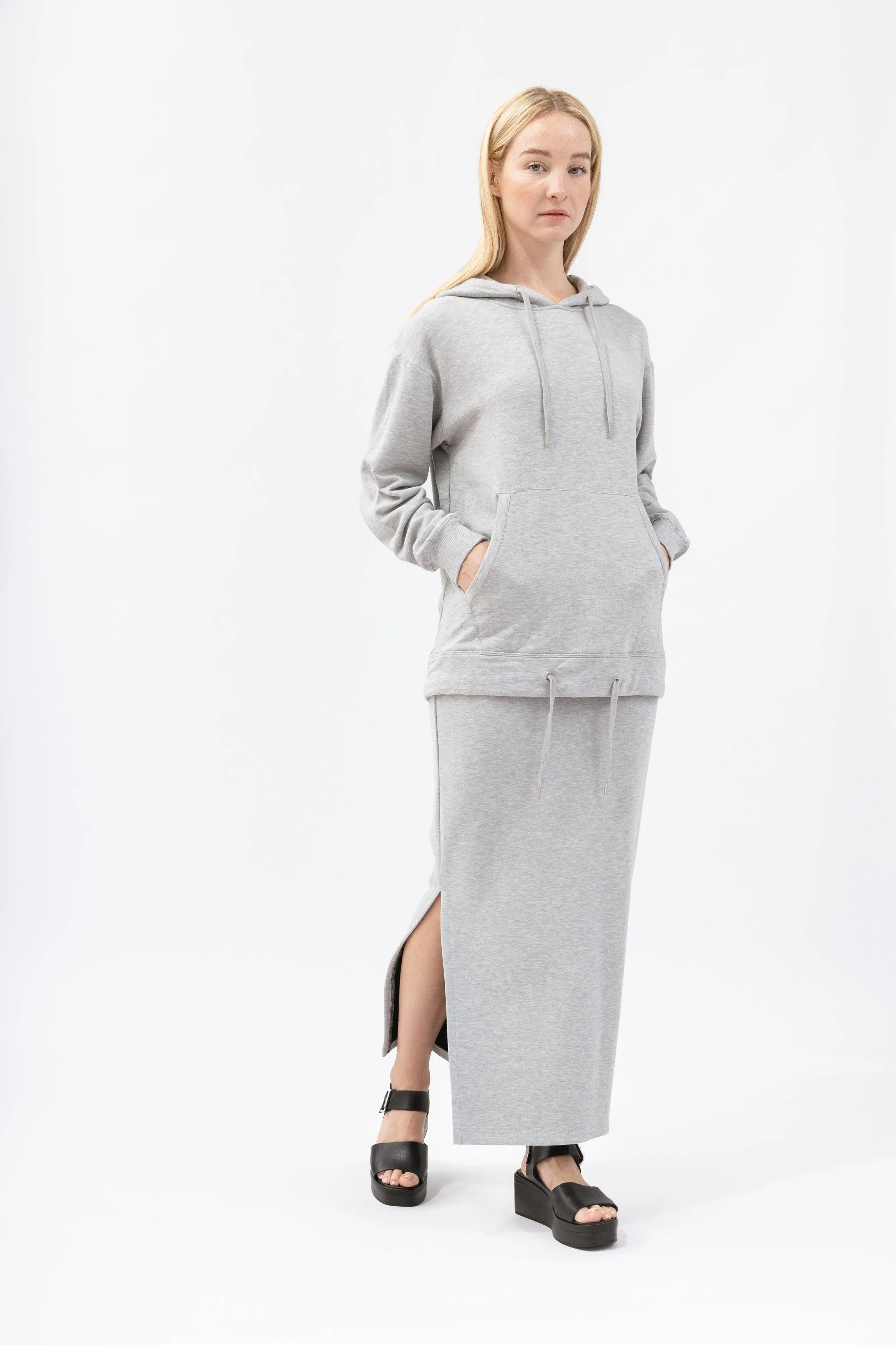 Bamboo Brushed-Back Sweat Oversized Hoodie