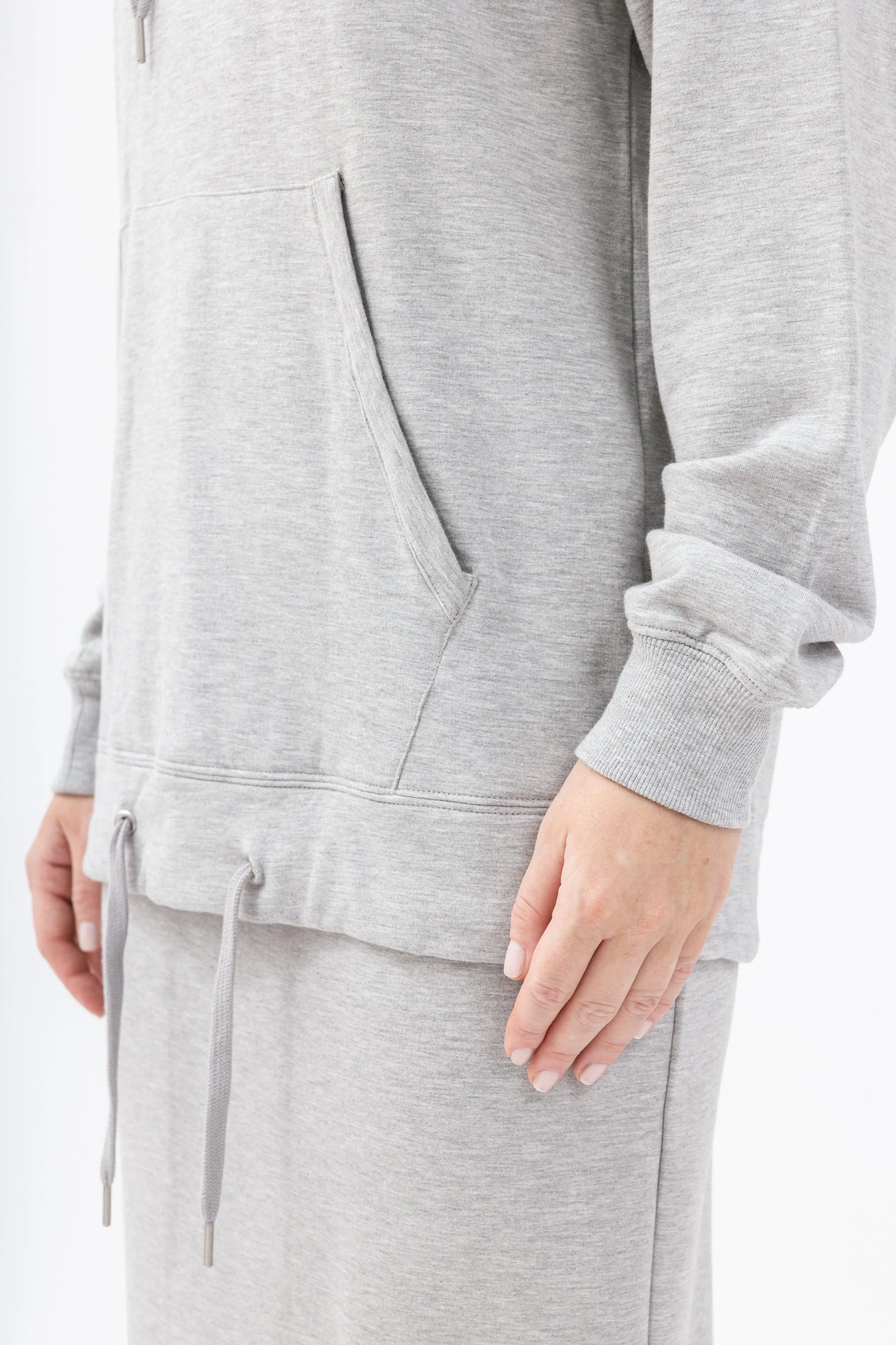 Bamboo Brushed-Back Sweat Oversized Hoodie