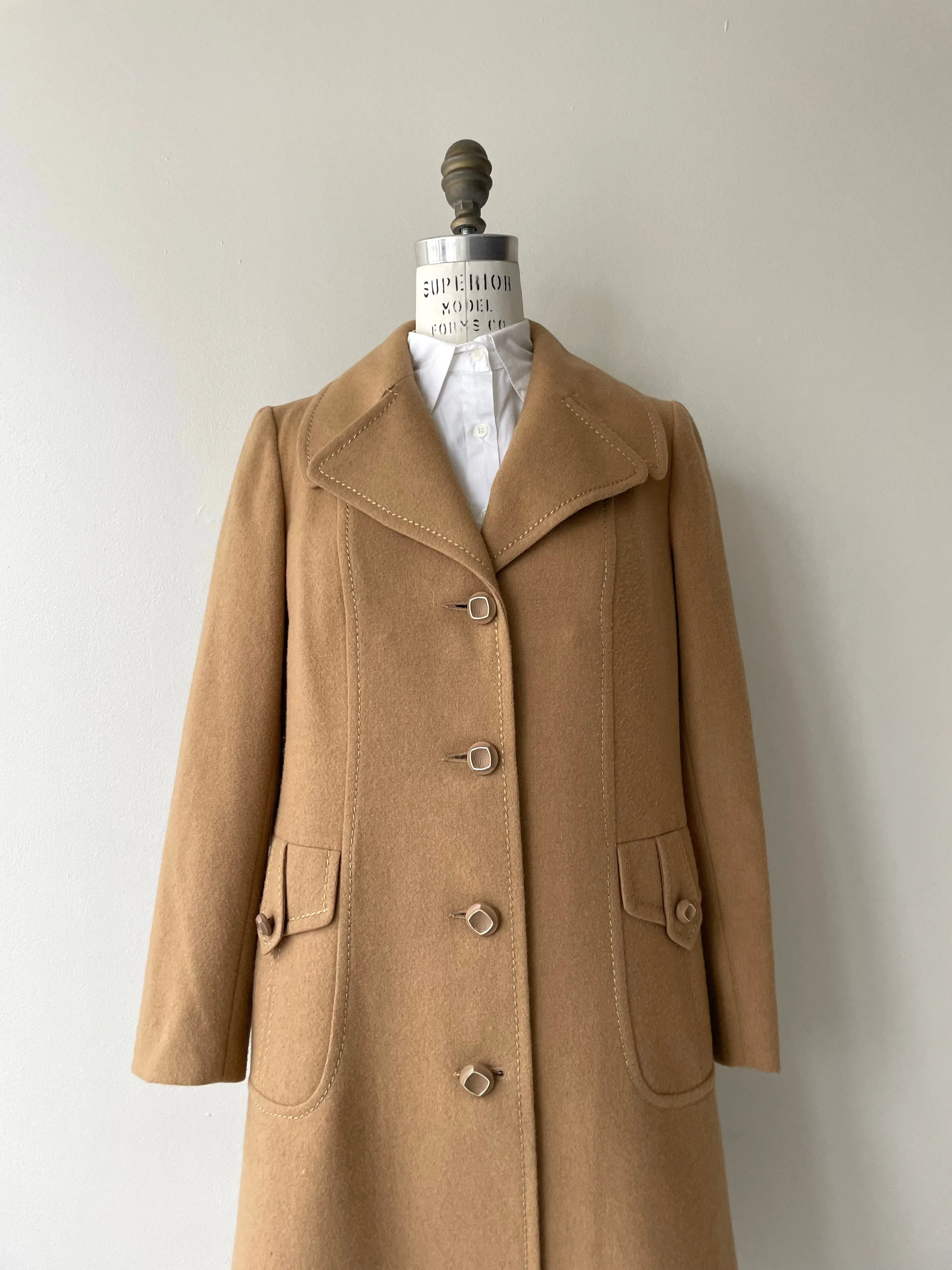 Barrister Wool Coat | 1970s