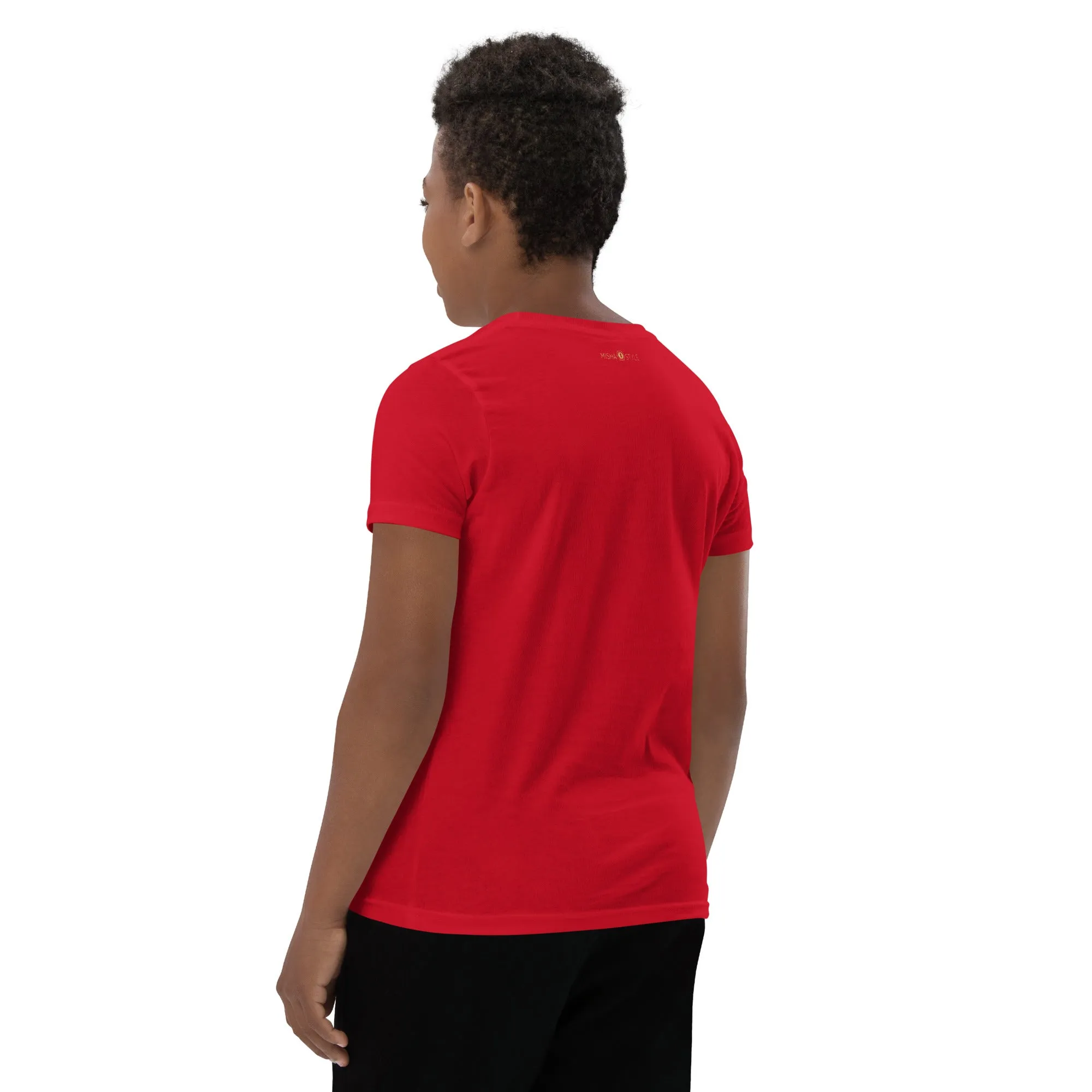 Belly Laugh Youth Short Sleeve Three Red T-Shirt