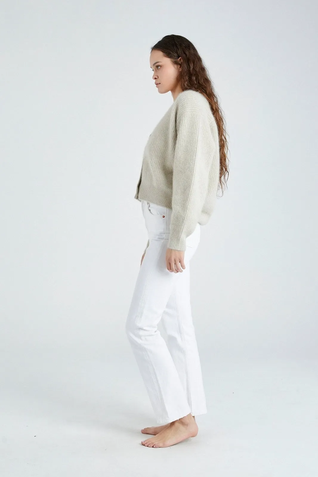   Beryll Cashmere Cardigan Sweater | Shell Beach