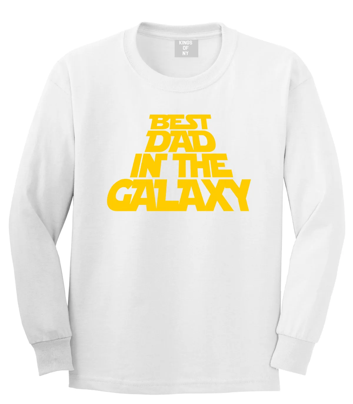 Best Dad In The Galaxy Mens Long Sleeve T-Shirt