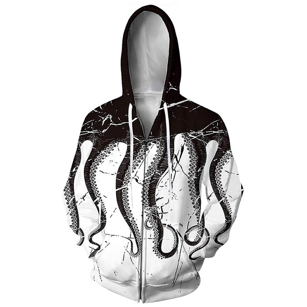 Black & White Octopus Jacket