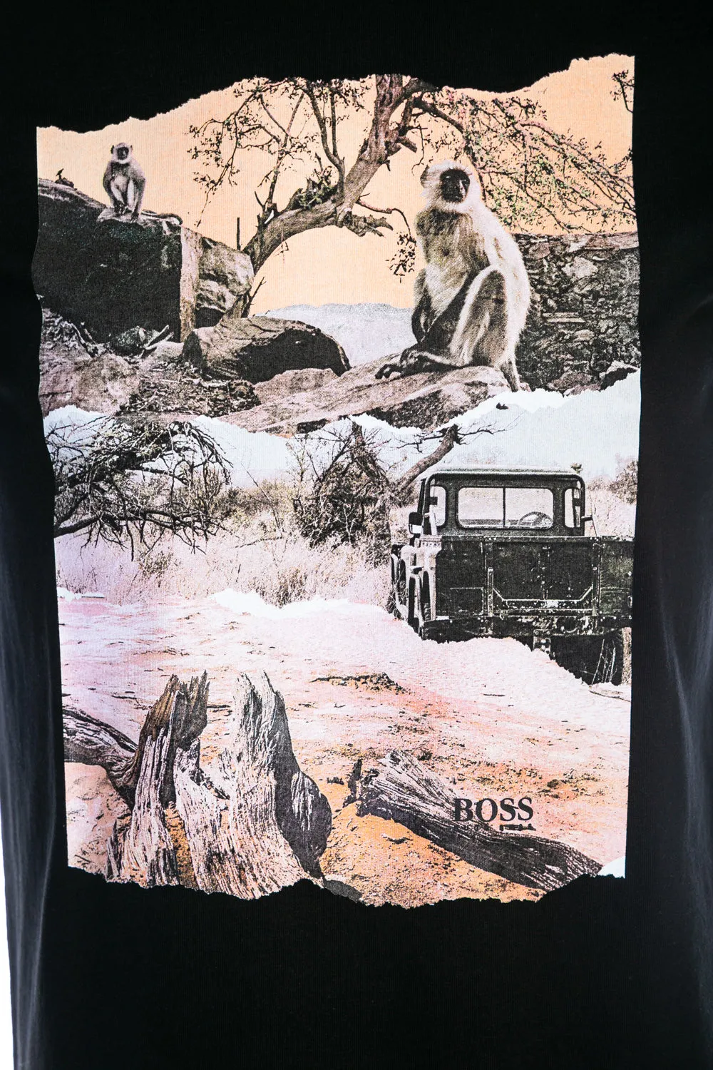 BOSS Texray 3 T Shirt in Black