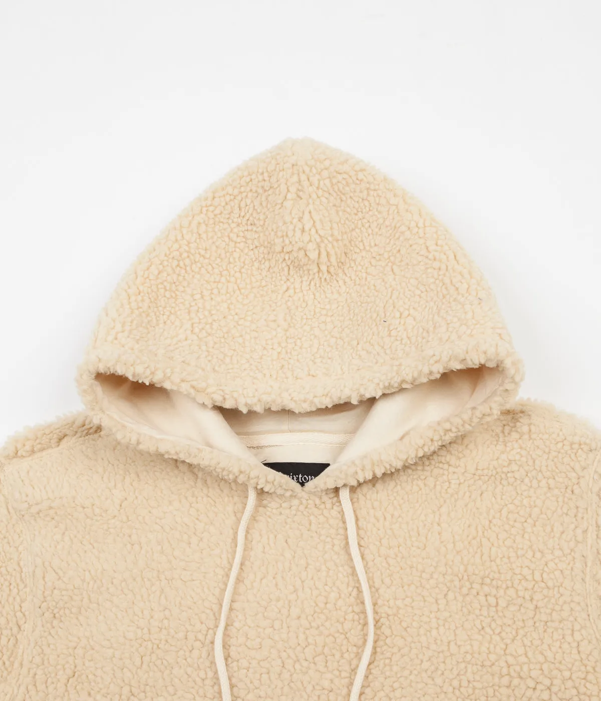 Brixton Grade Sherpa Intl Hoodie - Cream