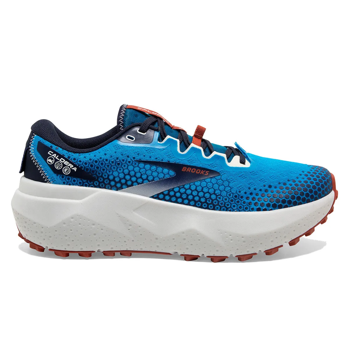 Brooks Caldera 6 Mens | Peacoat/atomic Blue/rooibos