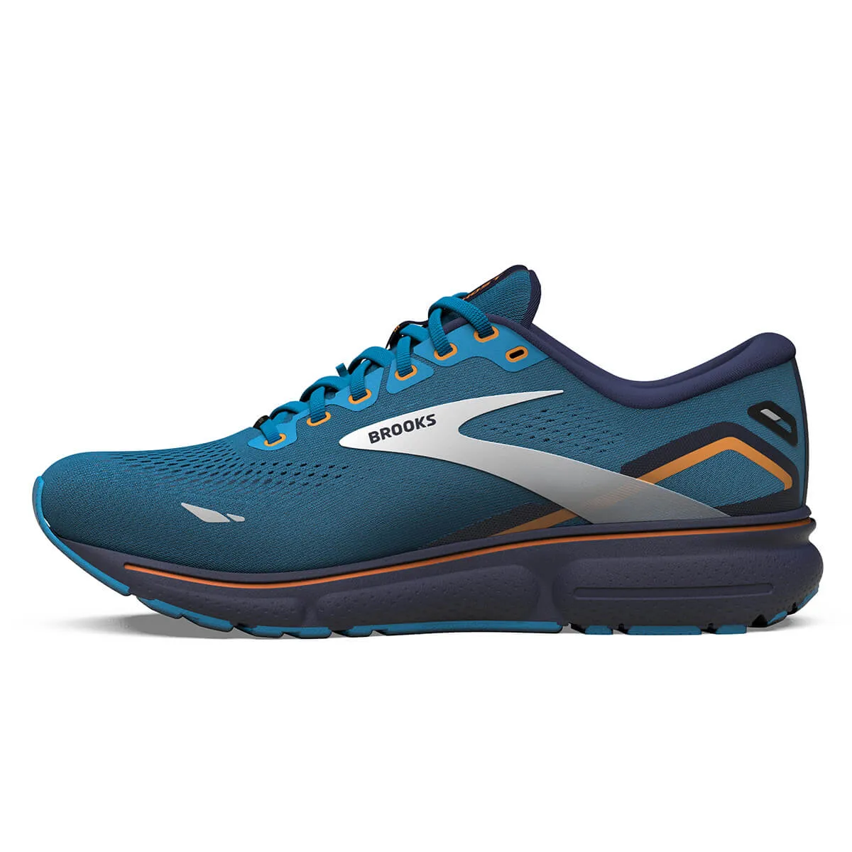 Brooks Ghost 15 GTX Mens | Blue/peacoat/orange