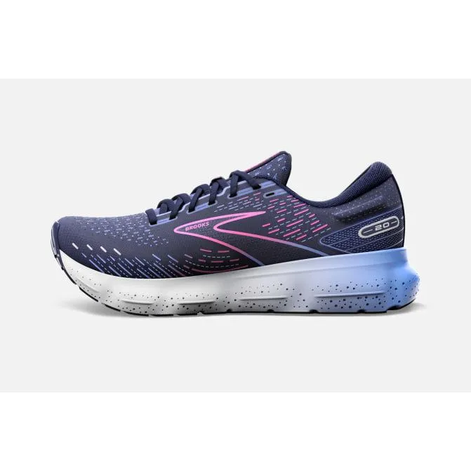 Brooks Women's Glycerin 20 Wide (D) - Peacoat/Pink