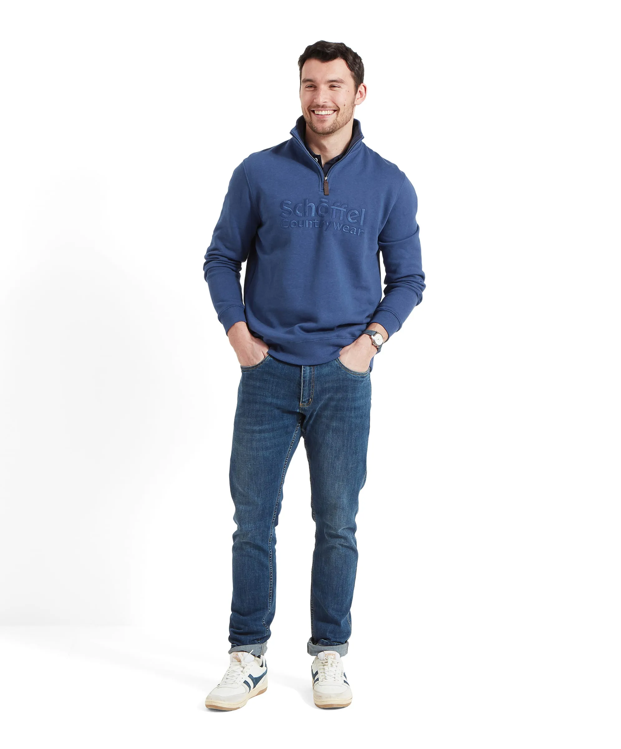 Bude Sweatshirt - French Navy Marl