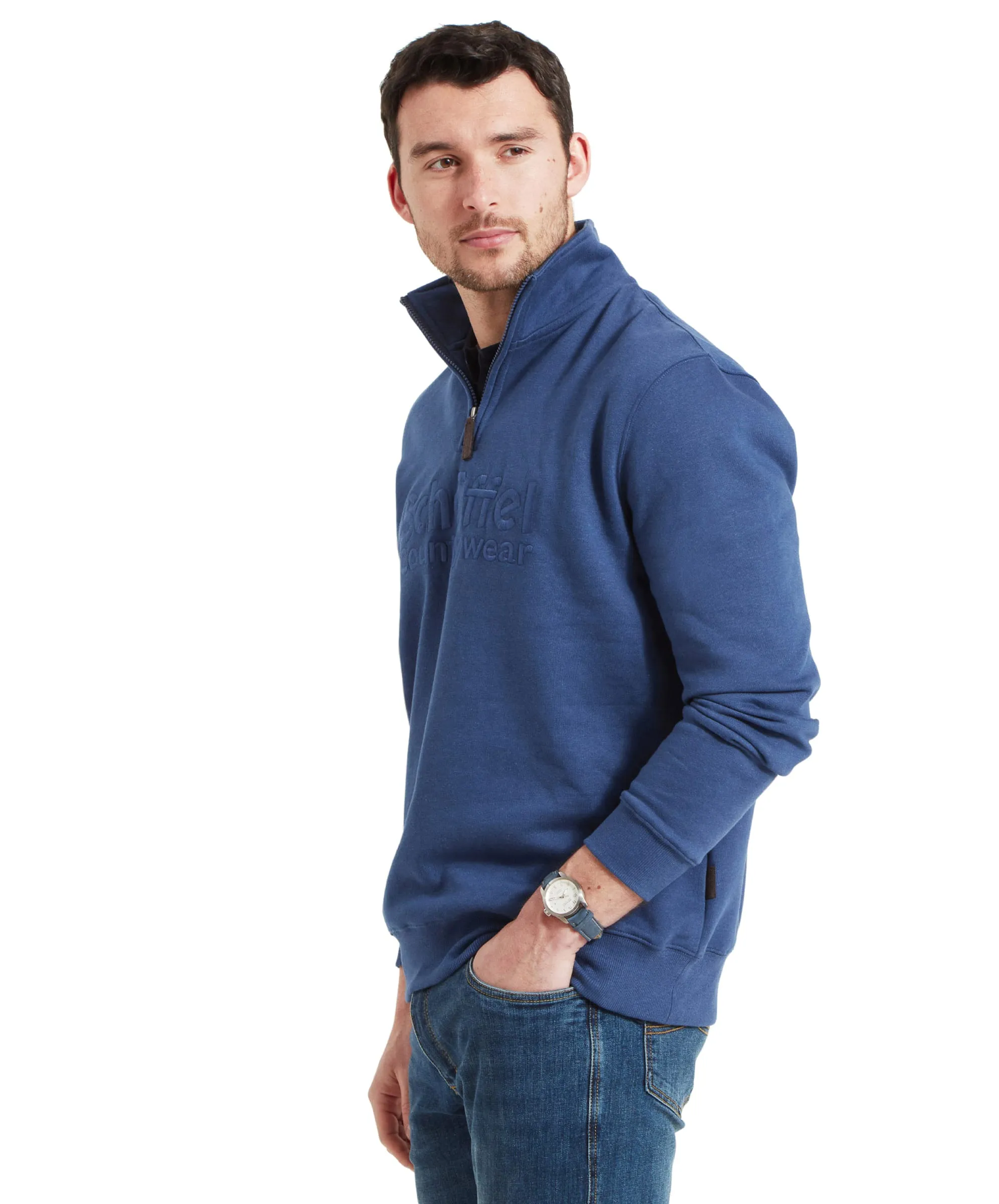 Bude Sweatshirt - French Navy Marl