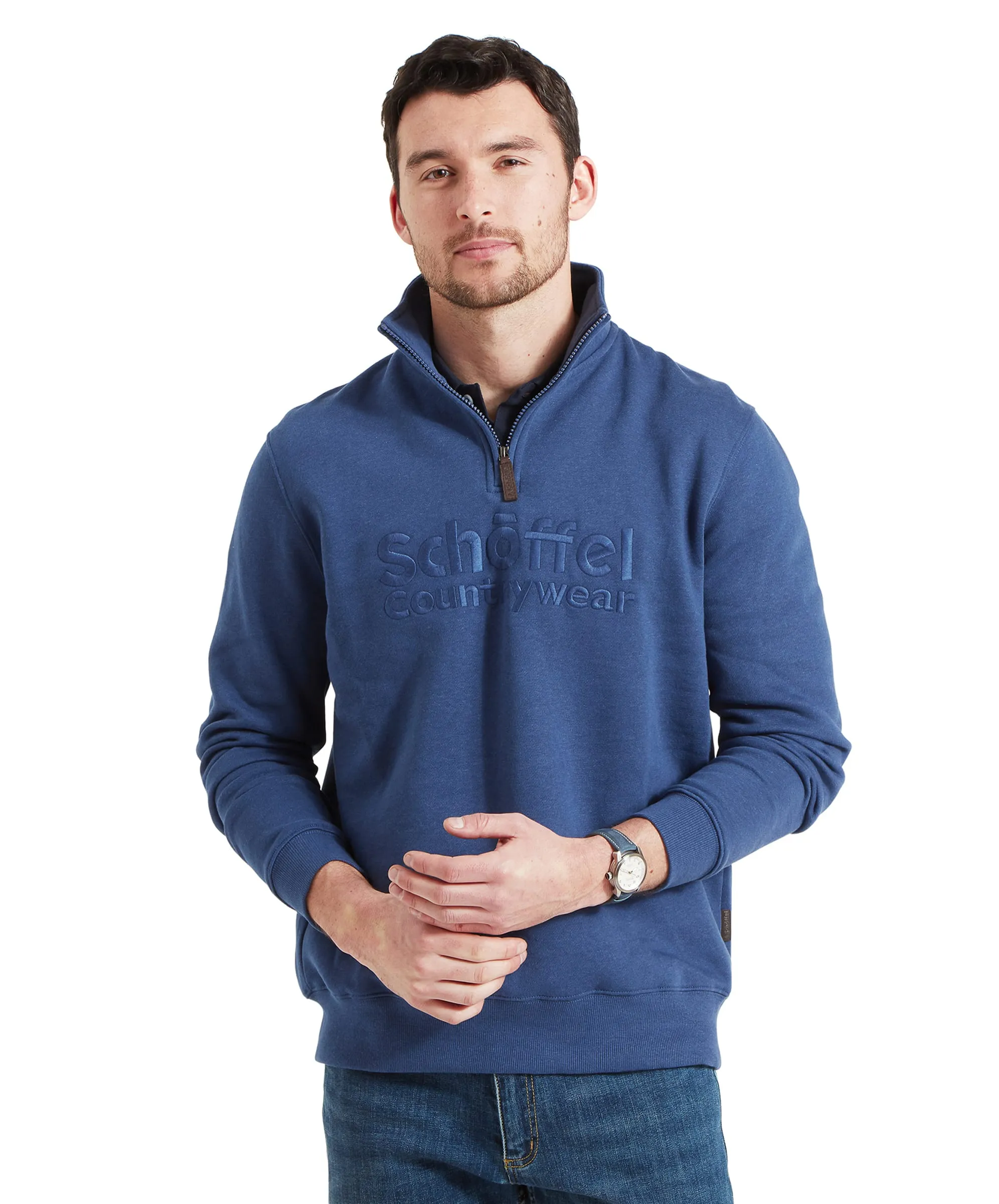 Bude Sweatshirt - French Navy Marl