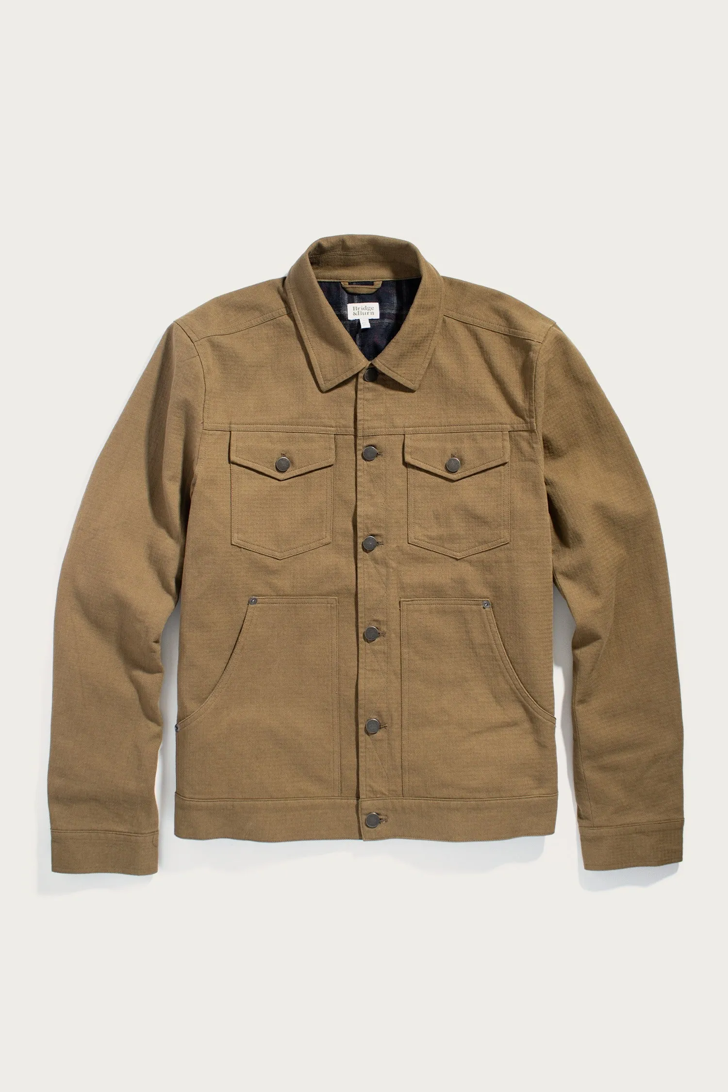 Burl Trucker Jacket / Warm Olive