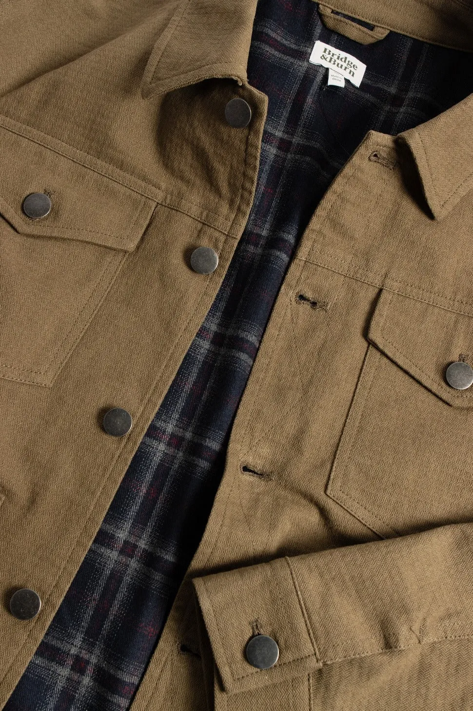 Burl Trucker Jacket / Warm Olive