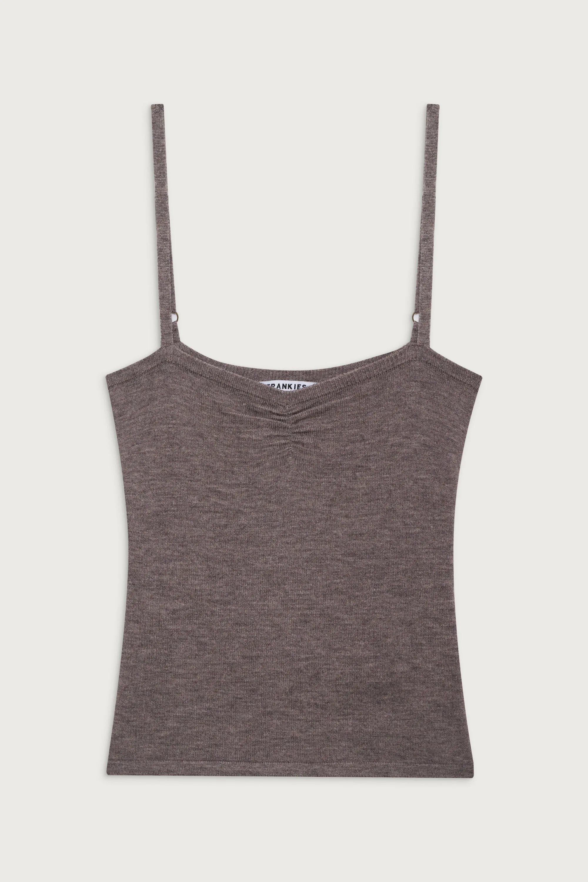 Carmen Lightweight Knit Tank - Dark Pearl