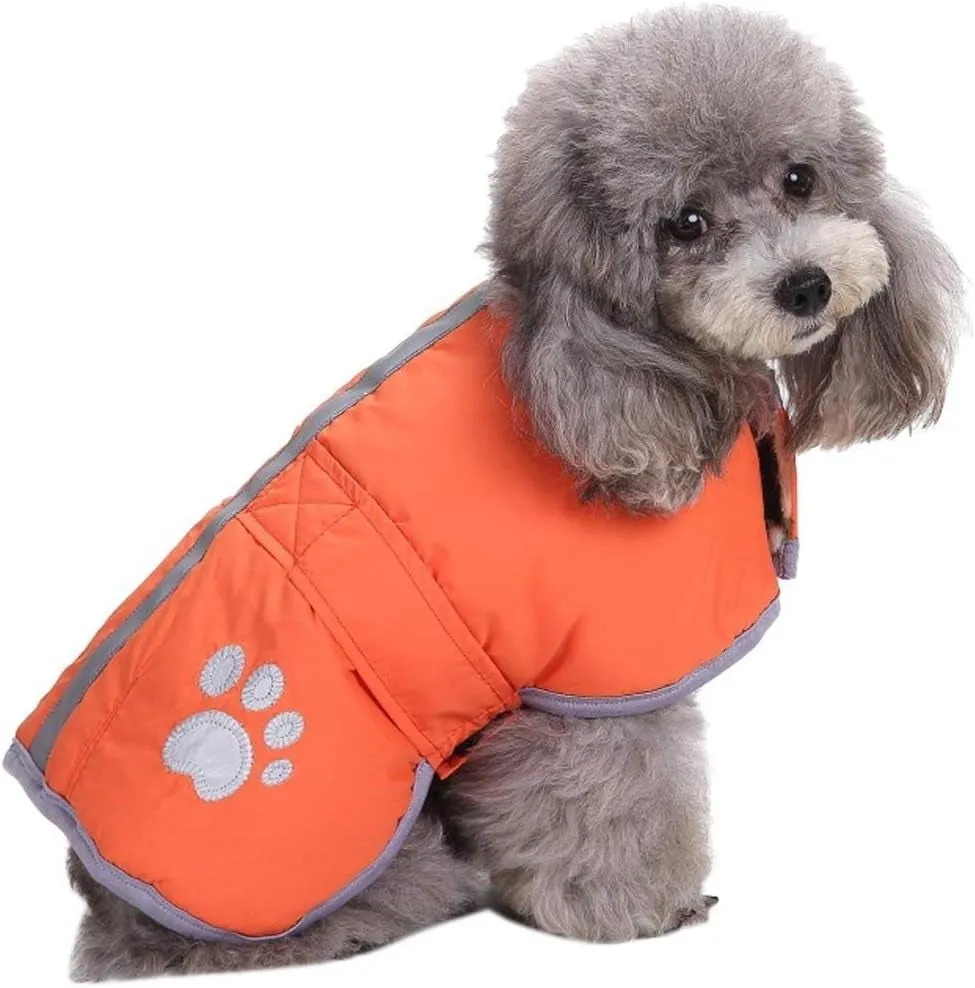 Cold Weather Dog Coats Loft Reversible Winter Fleece Dog Vest Waterproof Pet Jacket Available in Extra Small, Small, Medium, Large Extra Large Sizes