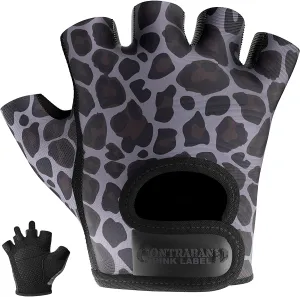 Contraband Pink Label 5297 Womens Design Series Leopard Print Lifting Gloves (Pair)