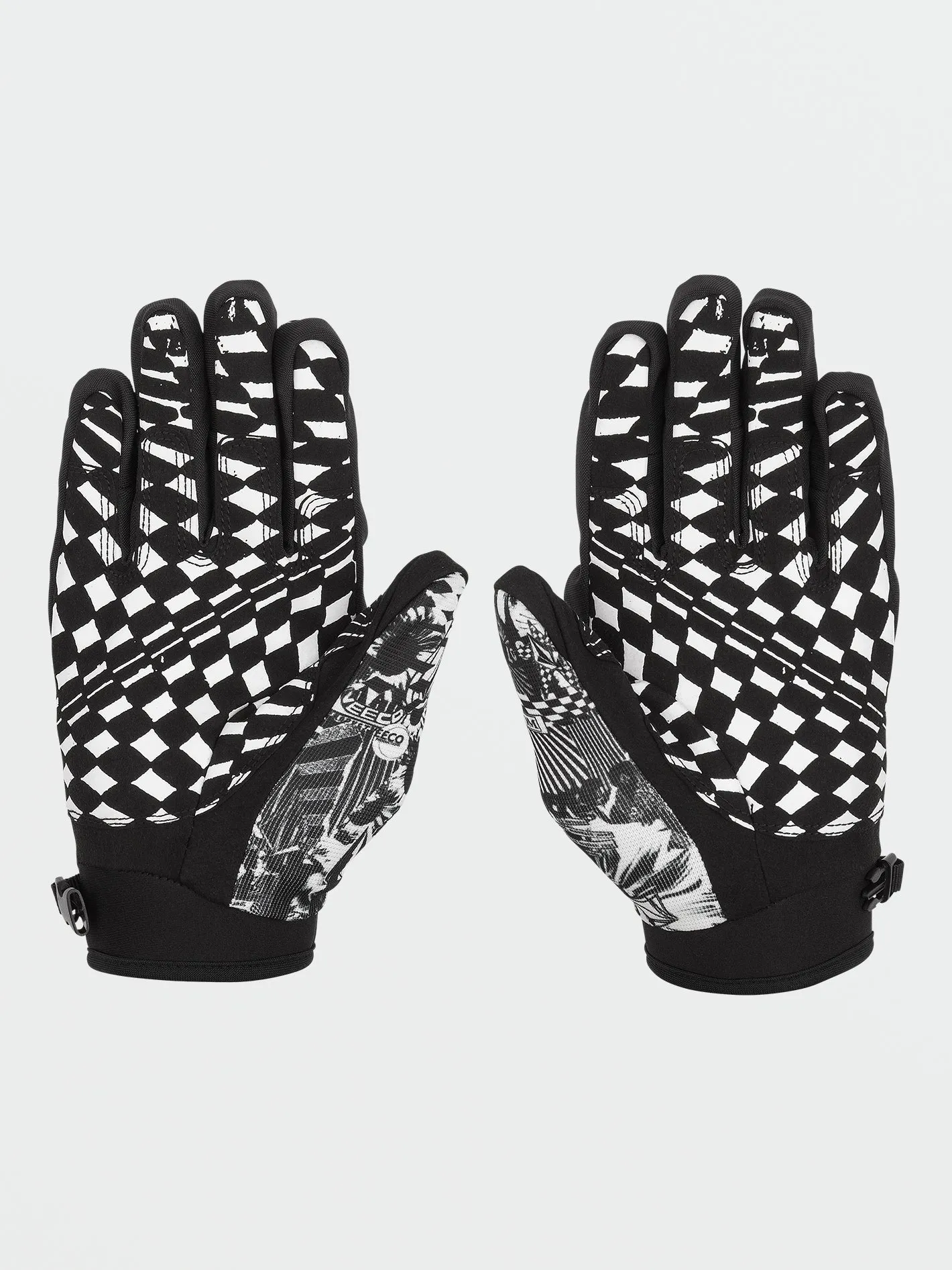 Crail Gloves - Black White