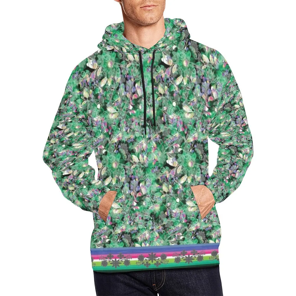 Culture in Nature Green Hoodie for Men (USA Size)