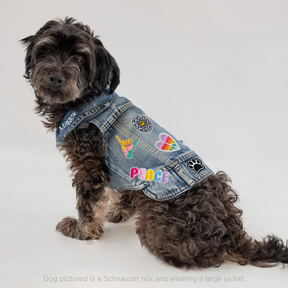 Custom Dog Denim Vest