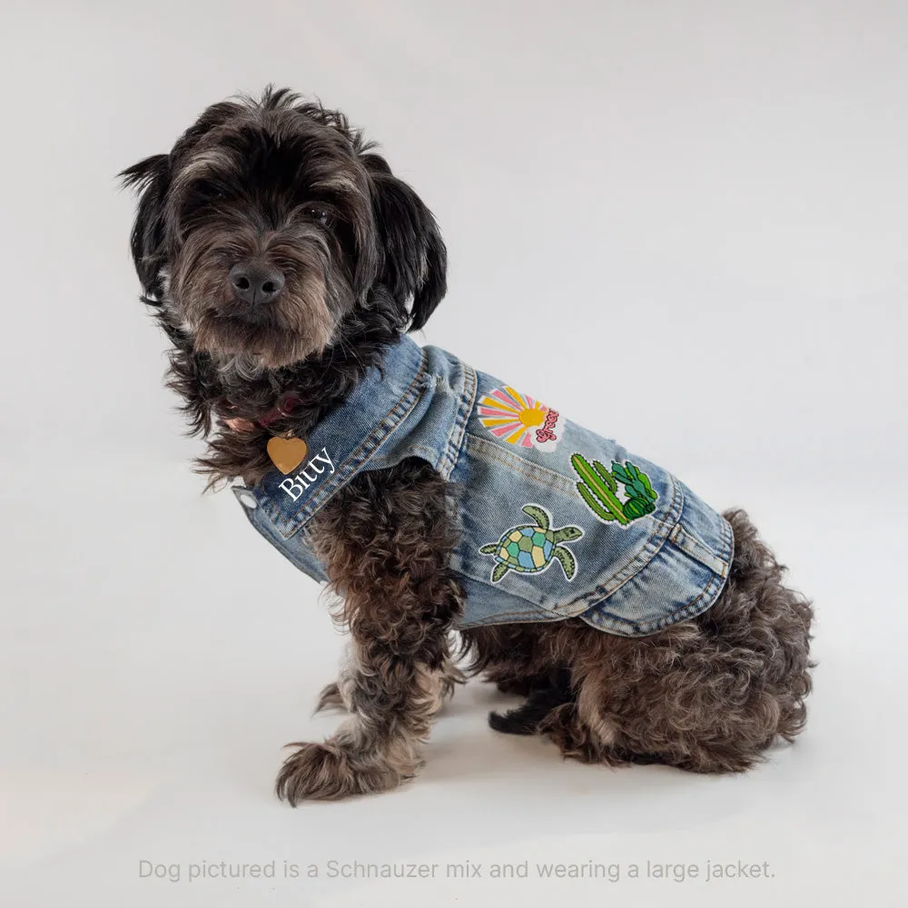 Custom Dog Denim Vest