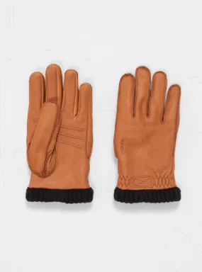 Deerskin Primaloft Rib Gloves Cork