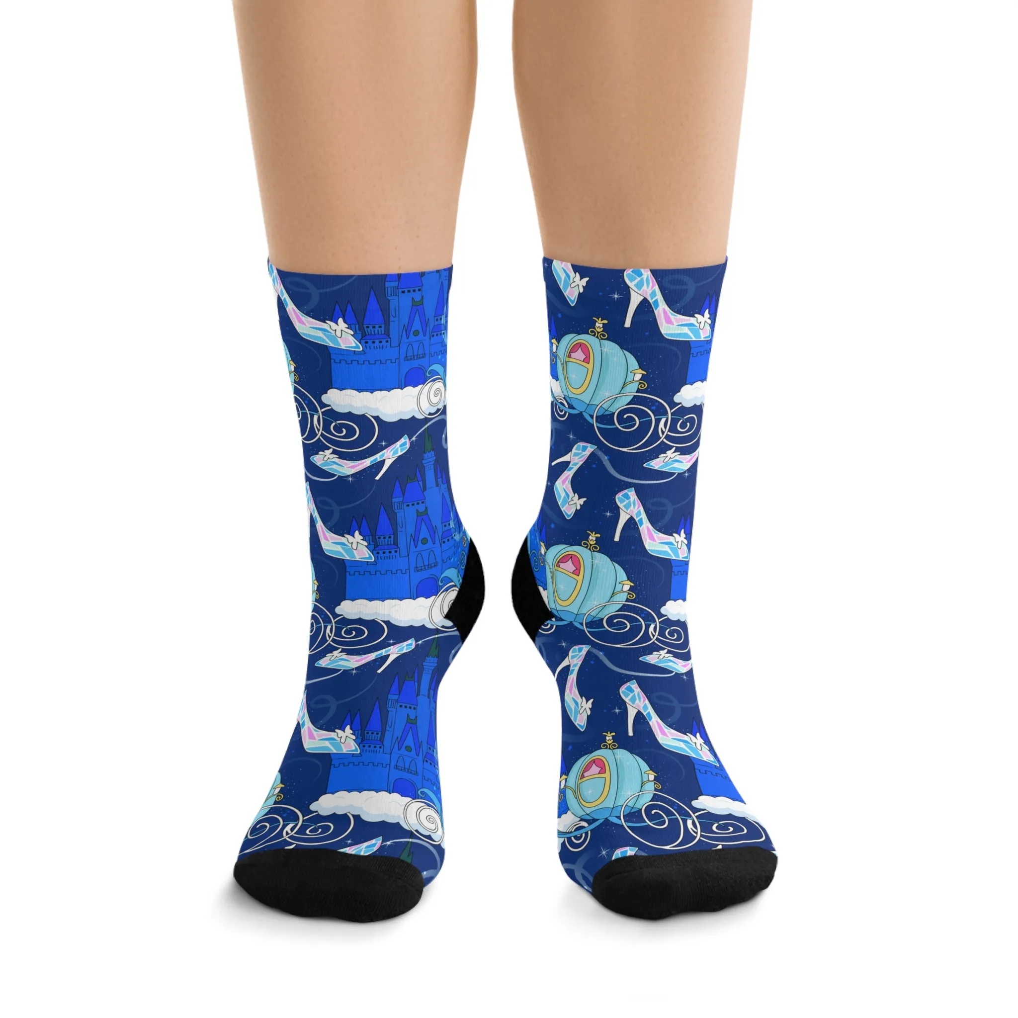 Disney Cinderella Glass Slippers Socks