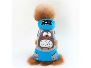 dog clothes Blue M WY-04