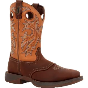 Durango Rebel Men's Steel Toe Waterproof Western Work Boots Db019 In Brown And Tan