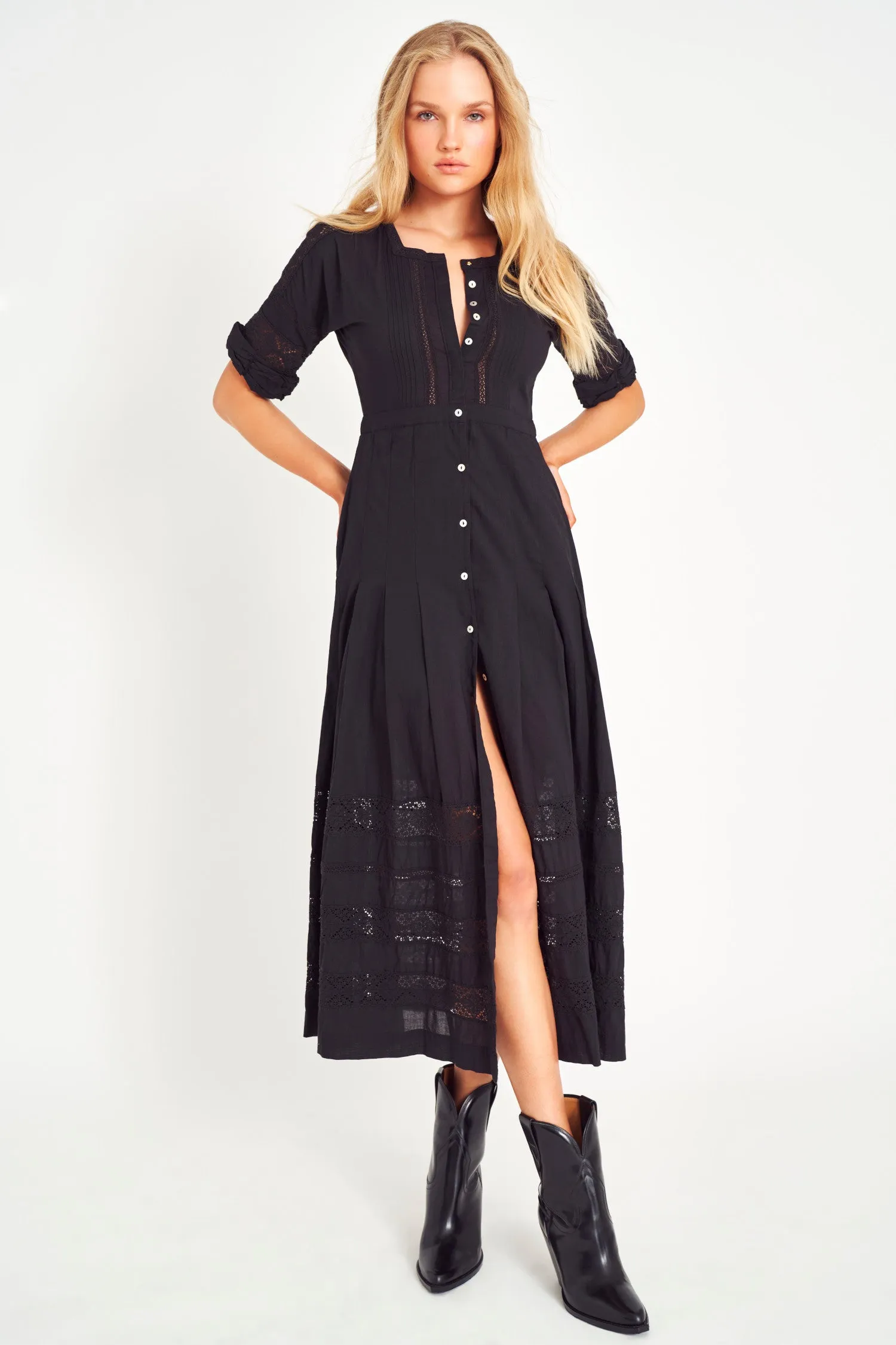 Edie Cotton Midi Dress