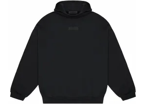 ESSENTIALS FOG CHEST LOGO HOODIE JET BLACK