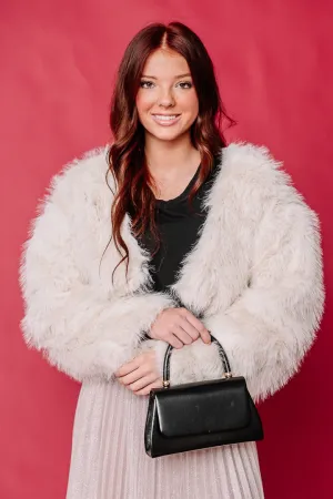 Exuding Luxury Faux Fur Cropped Jacket