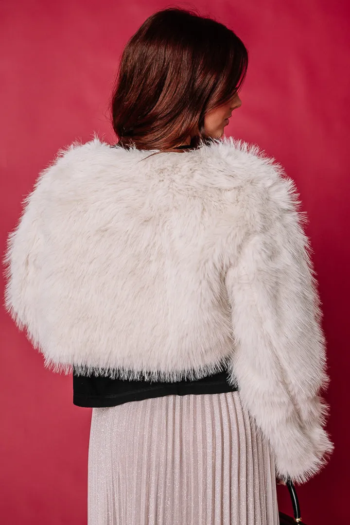 Exuding Luxury Faux Fur Cropped Jacket