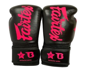 Fairtex Amateur Boxing Gloves BGVB3 Black Pink