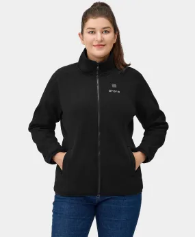 Florence Women's Heated Fleece Jacket - Black (Apparel Only)