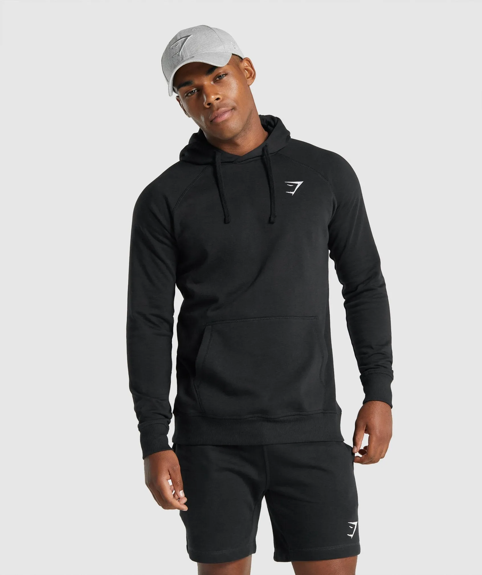 Gymshark Crest Hoodie - Black