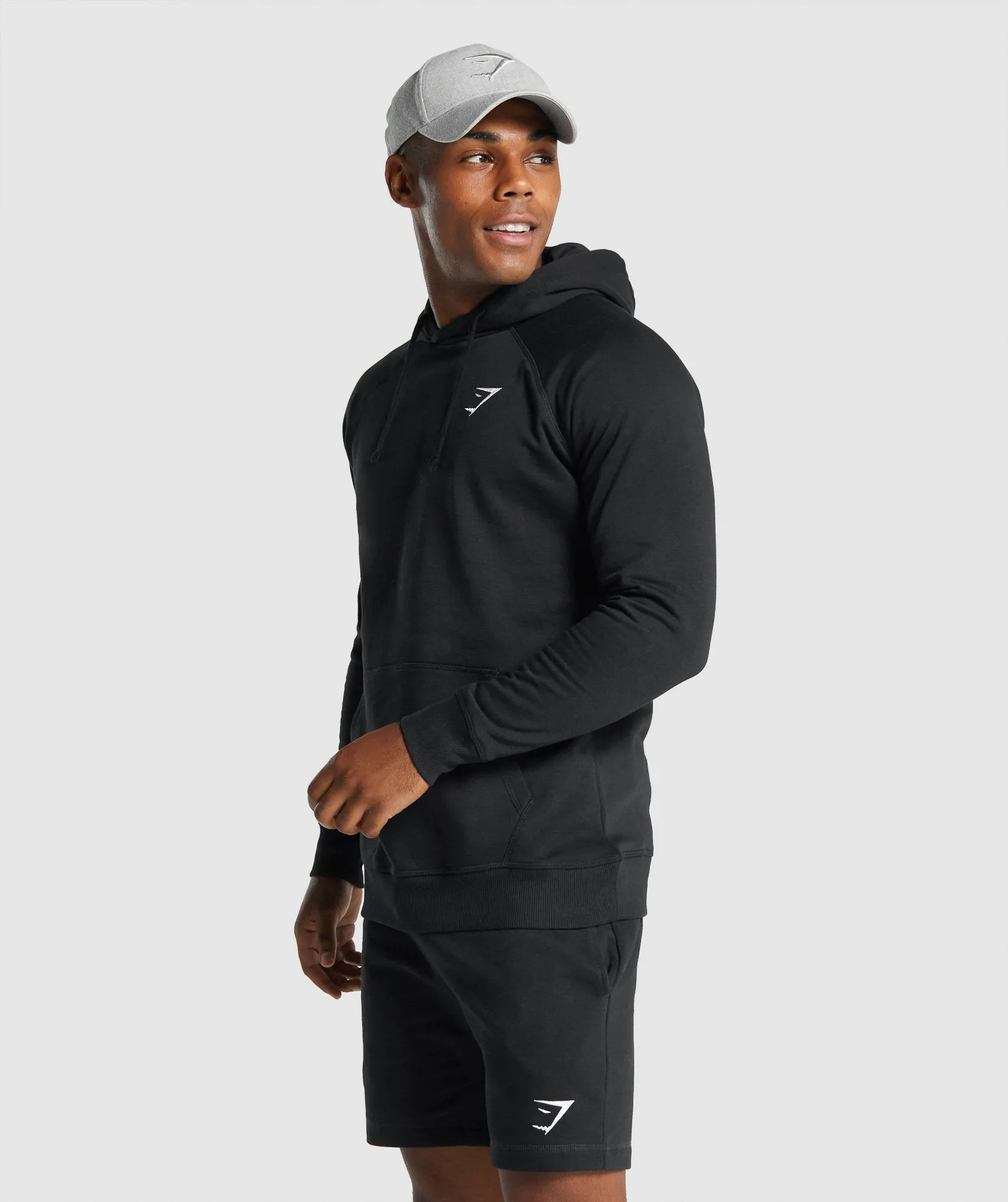 Gymshark Crest Hoodie - Black